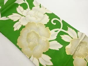 金彩花唐草模様名古屋帯